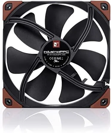 Noctua NF-A14 industrialPPC-2000 Kompiuterio dėklas Fan 14 cm Juodas, Brown