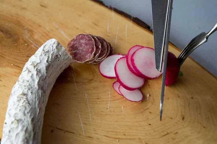 Pjaustyklė Emerio Emerio Allesschneider Edelstahlmesser Wellenschliff