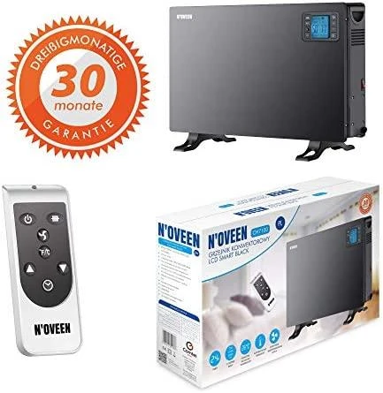 Oem CH7100 LCD SMART Juodas N'OVEEN konvektorius šildytuvas