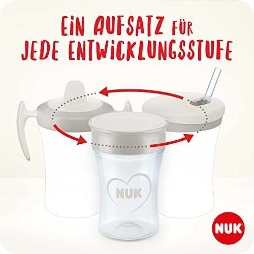 NUK LEARN TO DRINK SET puodelis berniukui