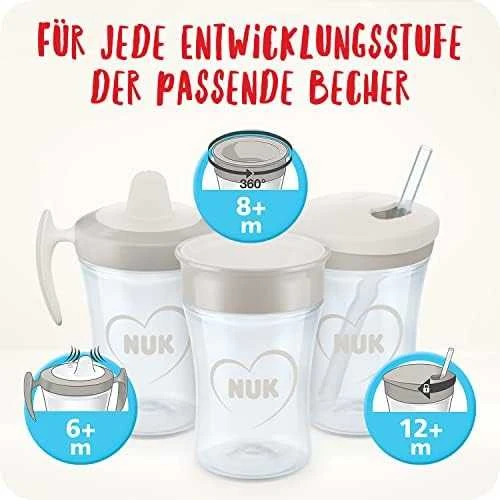 NUK NUK Learning Cup Action Cup 230ml žalias