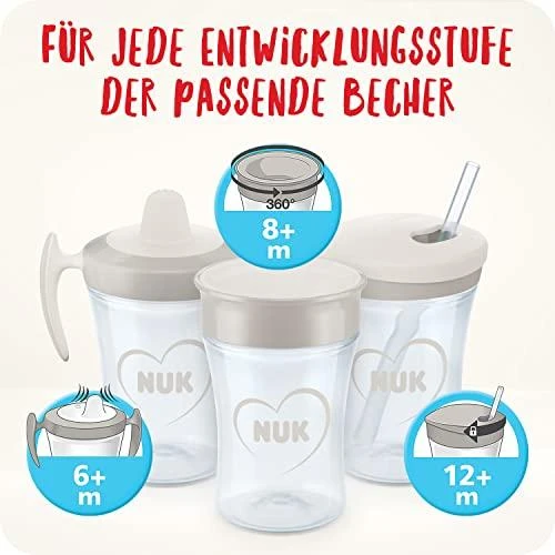 NUK NUK Learning Cup Action Cup 230ml žalias
