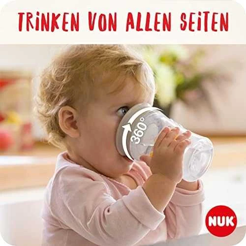 NUK Puodelis Magic Cup 360° geriamasis kraštas 230ml raudona