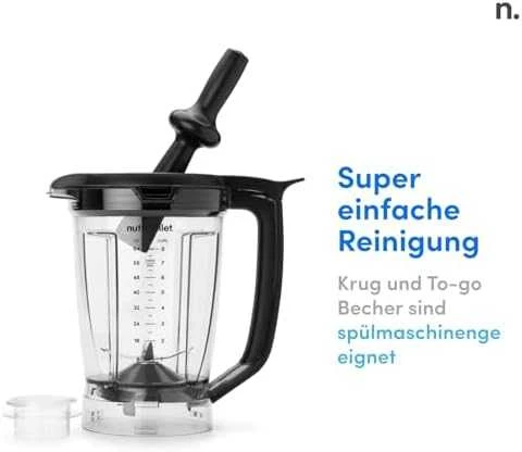 Kokteilių plaktuvas Nutribullet NBF580B, juoda
