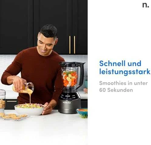 Kokteilių plaktuvas Nutribullet NBF580B, juoda