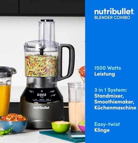 Kokteilių plaktuvas Nutribullet NBF580B, juoda