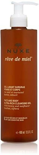 Nuxe Ypač tirštos konsistencijos veido ir kūno valomoji želė „Rêve de Miel® Face and body ultra-rich cleansing gel“, 400 ml