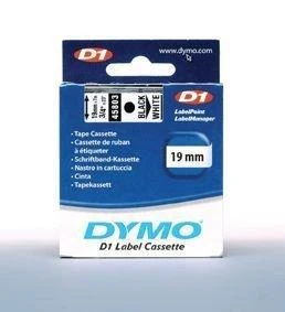 Juostelė DYMO D1 19mm x 7m, juoda ant balto / S0720830 45803