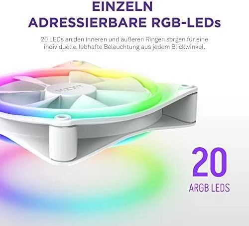 Nzxt F120 RGB DUO ventiliatorius (RF-D12SF-W1)