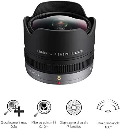 Objektyvas Panasonic Lumix G Fisheye 8mm F/3.5