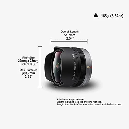 Objektyvas Panasonic Lumix G Fisheye 8mm F/3.5