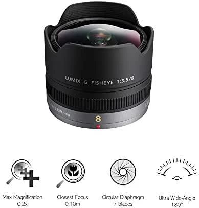 Objektyvas Panasonic Lumix G Fisheye 8mm F/3.5