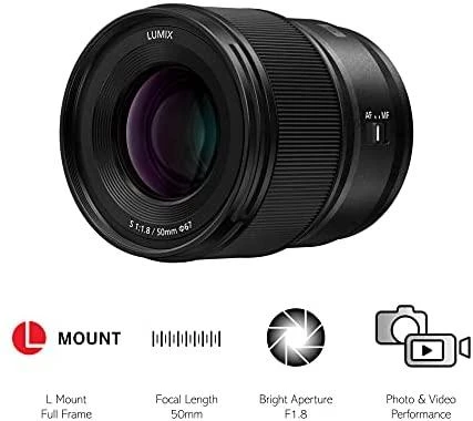 Objektyvas „Panasonic LUMIX S 50mm F1.8“ (S-S50)
