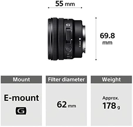 Objektyvas Sony E PZ 10-20mm F4 G (Juodas) | (SELP1020G)