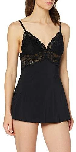 Obsessive - 810-BAB-1 babydoll & stringai juodas L/XL