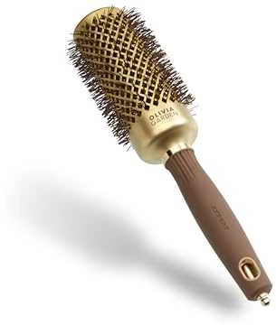 Plaukų šepetys džiovinimui Olivia Garden Expert Blowout Shine Gold&Brown 45 mm
