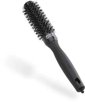 Olivia Garden Expert Blowout Shine Round Juodas 25 mm