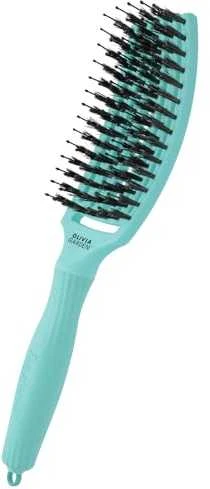 Plaukų šepetys džiovinimui Olivia Garden Fingerbrush Mint Medium