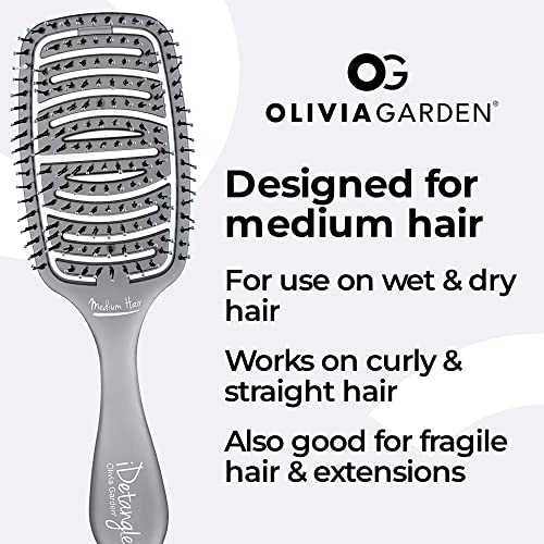 Olivia Garden iDetangle Medium Hair plaukų šepetys