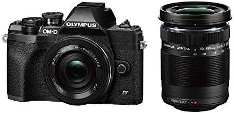 Olympus OM-D E-M10 Mark IV + ED 14-42mm EZ PANCAKE + ED 40-150mm F4-5.6 R (Juodas)