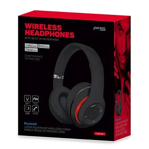 Belaidės Ausinės su FM Radijo Imtuvu Omega Freestyle FH0916, juodos