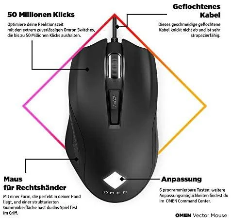 Hewlett Packard (HP) HP OMEN Vector Pelė