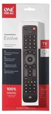 One For All ONE Visiems 1, universalus nuotolinio valdymo pultas Evolve TV