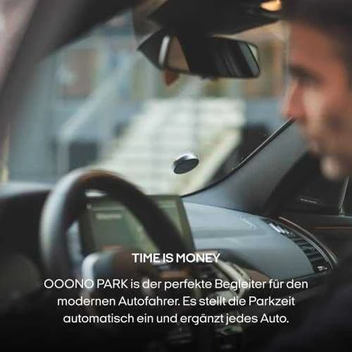 OOONO Park - Elektroninis Parkavimo Diskas - Juodas