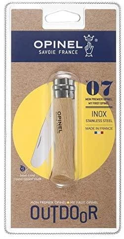 Vaikiškas peilis My first Opinel Nr.7 buko rankena