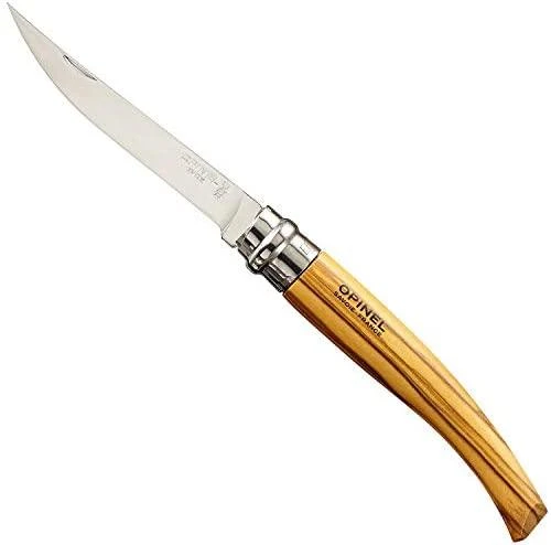Opinel peilis Nr.10 plonais ašmenimis - alyvmedžio rankena