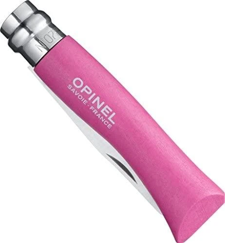 Vaikiškas peilis My first Opinel Nr.7 rožine rankena