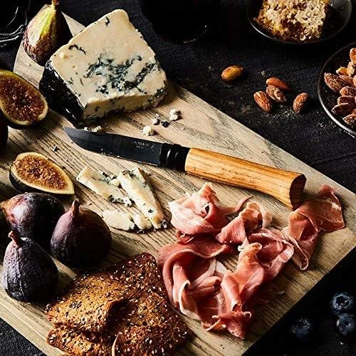 Opinel peilis Nr.8 juodais ašmenimis ir ąžuoline rankena Juodas Oak
