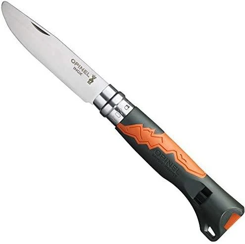 Vaikiškas peilis Opinel Outdoor Junior Nr. 7 chaki rankena