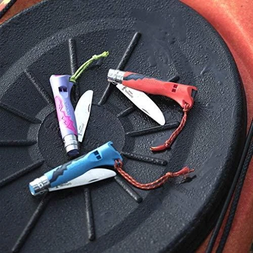 Vaikiškas peilis Opinel Outdoor Junior Nr. 7 chaki rankena