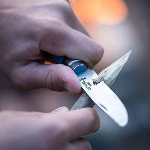 Vaikiškas peilis Opinel Outdoor Junior Nr. 7 chaki rankena