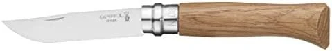 Opinel peilis Nr.8 ąžuoline rankena dėžutėje
