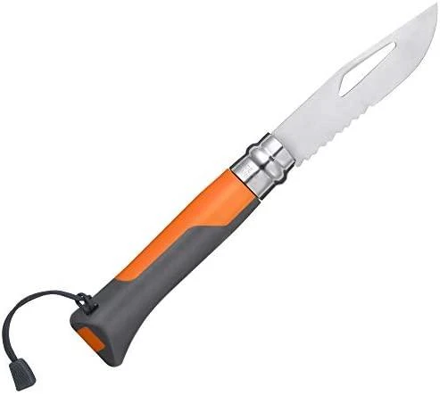 Opinel peilis Outdoor Nr.8 nerūdijančio plieno ašmenimis