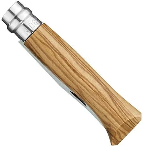 Opinel peilis Nr.8 alyvmedžio rankena dėžutėje
