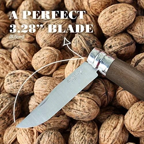 Opinel peilis Nr.8 alyvmedžio rankena dėžutėje