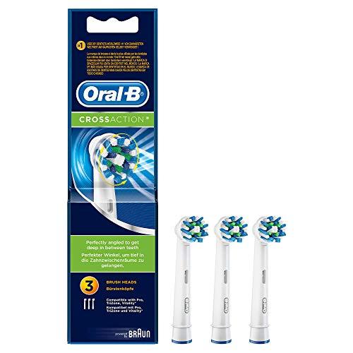 Oral-B CrossAction keičiama dantų šepetėlio galvutė 3 vnt