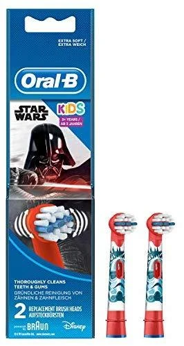 Dantų šepetėlio galvutės Oral-B Braun EB10-2 Star Wars