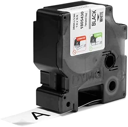 Etiketės Dymo Rhino 1805430 Juodas on Baltas