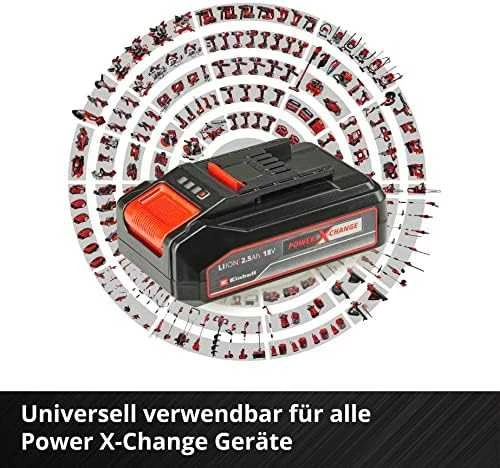 Einhell akumuliatoriaus ir kroviklio rinkinys 18V 2,5 Ah Power X-Change