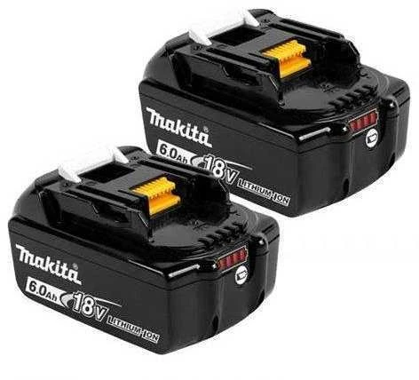 Makita Akumuliatorius BL1860B 18 V, 6.0 Ah; slide tipo Li-ion