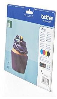 Brother LC-123 | Ink Cartridge | Juodas, Cyan, Magenta, Geltona