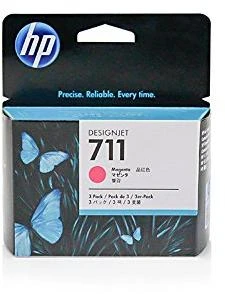 Hewlett Packard (HP) HP nr.711 Magenta Ink Cartridge 29 ml 3 pak