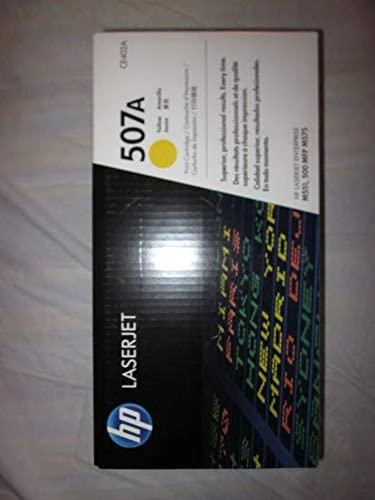 Hewlett Packard (HP) HP 507A Geltona Toneris Cartridge, 6000 puslapių, skirta HP LaserJet Enterprise 500 color M551