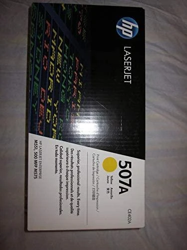 Hewlett Packard (HP) HP 507A Geltona Toneris Cartridge, 6000 puslapių, skirta HP LaserJet Enterprise 500 color M551