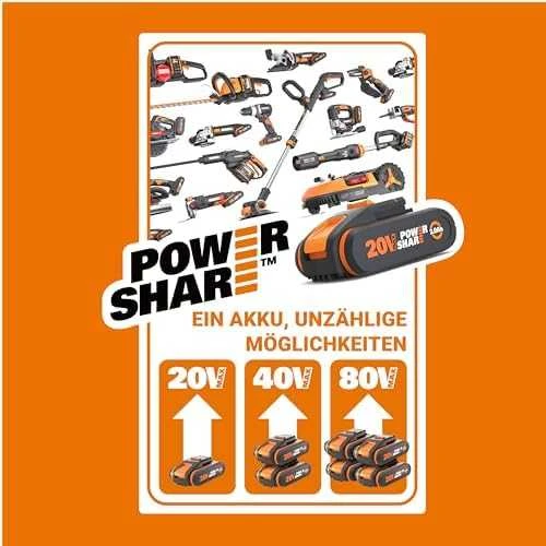 Akumuliatorius 20V Li 2,0Ah, Worx WA3639