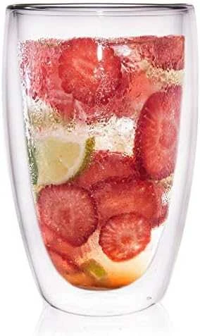 Orion Termo stiklinės su dviguba sienele kavos latte 430 ml